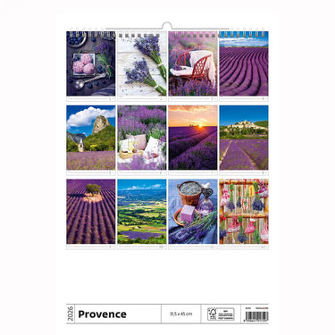 Purple in Provence Calendar A3+ 2026+